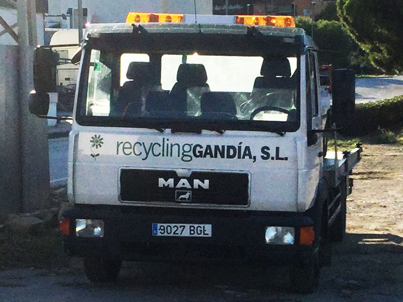 Recogida de vehículos - Recycling Gandia